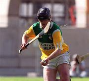 18 June 2000; Joe Errity of Offaly on his way to scoring his side's second goal during the Guinness Leinster Senior Hurling Championship Semi-Final match between Offaly and Wexford at Croke Park in Dublin. Photo by Aoife Rice/Sportsfile