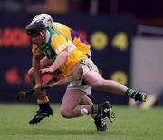 18 June 2000; Joe Errity of Offaly in action against Darragh Ryan of Wexford during the Guinness Leinster Senior Hurling Championship Semi-Final match between Offaly and Wexford at Croke Park in Dublin. Photo by Ray McManus/Sportsfile