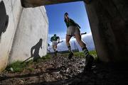 16 March 2008;  Limerick players run out onto the pitch for the start of the game. Allianz National Hurling league, Division 1B, Round 4, Offaly v Limerick, Tullamore, Co. Offaly. Picture credit; David Maher / SPORTSFILE
