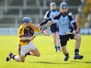 16 March 2008; Dennis Morton, Wexford, in action against Declan O'Dwyer, Dublin. Allianz National Hurling League, Division 1A, Round 4, Wexford v Dublin, Wexford Park, Wexford. Picture credit; Matt Browne / SPORTSFILE