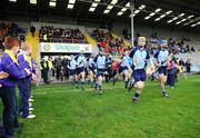 16 March 2008; Dublin players led out by Simon Lambert, 9, and captain Stephen Hiney, 3, for the start of the game against Wexford. Allianz National Hurling League, Division 1A, Round 4, Wexford v Dublin, Wexford Park, Wexford. Picture credit; Matt Browne / SPORTSFILE