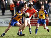 16 March 2008; Brendan Donaghy, Armagh, in action against Johnny Dunning, Roscommon. Allianz National Football League, Division 2, Round 4, Armagh v Roscommon, St Oliver Plunkett Park, Crossmaglen, Co. Armagh. Picture credit; Oliver McVeigh / SPORTSFILE