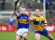 16 March 2008; Colin Lynch, Clare, in action against James Woodlock, Tipperary. Allianz National Hurling League, Division 1B, Round 4, Clare v Tipperary, Cusack Park, Ennis, Co. Clare. Picture credit; Kieran Clancy / SPORTSFILE