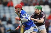 16 March 2008; Eoin Holohan, Laois, in action against Finnian Coone, Galway. Allianz National Hurling League, Division 1B, Round 4, Laois v Galway, O'Moore Park, Portlaoise. Picture credit; Brian Lawless / SPORTSFILE