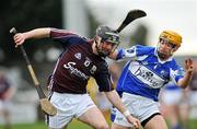 16 March 2008; Aongus Callanan, Galway, in action against Conor Dunne, Laois. Allianz National Hurling League, Division 1B, Round 4, Laois v Galway, O'Moore Park, Portlaoise. Picture credit; Brian Lawless / SPORTSFILE