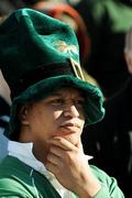 17 March 2008; A supporter watches the game. AIB All-Ireland Club Football Final - St Vincent's v Nemo Rangers, Croke Park, Dublin. Picture credit; Ray McManus / SPORTSFILE