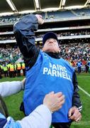17 March 2008; St Vincent's manager Mickey Whelan celebrates after the final whistle. AIB All-Ireland Club Football Final - St Vincent's v Nemo Rangers, Croke Park, Dublin. Picture credit; Brendan Moran / SPORTSFILE