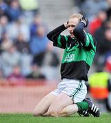 17 March 2008; Dylan Mehigan, Nemo Rangers, reacts after a missed chance. AIB All-Ireland Club Football Final - St Vincent's v Nemo Rangers, Croke Park, Dublin. Picture credit; Brendan Moran / SPORTSFILE