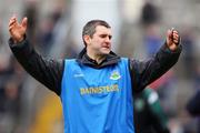 16 March 2008; Tipperary manager Liam Sheedy reacts to a disputed Clare point late in the game. Allianz National Hurling League, Division 1B, Round 4, Clare v Tipperary, Cusack Park, Ennis, Co. Clare. Picture credit; Kieran Clancy / SPORTSFILE