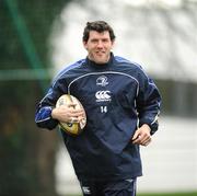 19 March 2008; Leinster's Shane Horgan in action during squad training ahead of their Magners League game against Glasgow Warriors on Friday night. Leinster rugby squad training, Belfield, UCD, Dublin. Picture credit: Caroline Quinn / SPORTSFILE