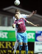 21 March 2008; Shane Guthrie, Cobh Ramblers, in action against Eamon Zayed, Drogheda United. eircom League of Ireland Premier Division, Drogheda United v Cobh Ramblers, United Park, Drogheda. Picture credit; Paul Mohan / SPORTSFILE