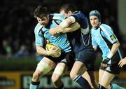 21 March 2008; John Beattie, Glasgow Warriors, is tackled by Shane Jennings, Leinster. Magners League, Leinster v Glasgow Warriors, RDS, Ballsbridge, Dublin. Picture credit; Matt Browne / SPORTSFILE