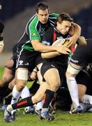 21 March 2008; Mike Blair, Edinburgh, is tackled by Michael McCarthy, Connacht. Magners League, Edinburgh v Connacht, Murrayfield Stadium, Edinburgh, Picture credit; David Gibson / SPORTSFILE