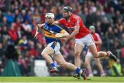 22 March 2015; Brendan Maher, Tipperary, in action against Mark Ellis, Cork. Allianz Hurling League Division 1A, round 5, Cork v Tipperary, Páirc Uí Rinn, Cork. Photo by Sportsfile