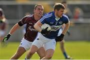 22 March 2015; Mark Timmons, Laois, in action against Gary Sweeney, Galway. Allianz Football League Division 2, round 3, Galway v Laois, Tuam Stadium, Tuam, Co. Galway. Picture credit: Ray Ryan / SPORTSFILE