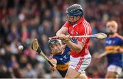 22 March 2015; Conor Lehane, Cork, shoots to score his side's first goal despite the efforts of Conor O'Brien, Tipperary. Allianz Hurling League Division 1A, round 5, Cork v Tipperary, Páirc Uí Rinn, Cork. Photo by Sportsfile