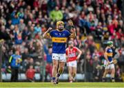 22 March 2015; Kieran Bergin, Tipperary, celebrates at the final whistle. Allianz Hurling League Division 1A, round 5, Cork v Tipperary, Páirc Uí Rinn, Cork. Photo by Sportsfile