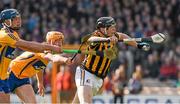 22 March 2015; Walter Walsh, Kilkenny, in action against Conor Ryan, left, and Cian Dillon, Clare. Allianz Hurling League Division 1A, round 5, Kilkenny v Clare, Nowlan Park, Kilkenny. Picture credit: Ray McManus / SPORTSFILE