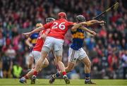22 March 2015; Conor O'Brien, Tipperary, in action against Bill Cooper, Cork. Allianz Hurling League Division 1A, round 5, Cork v Tipperary, Páirc Uí Rinn, Cork. Photo by Sportsfile