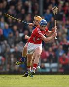 22 March 2015; Patrick Horgan, Cork, shoots to score his side's 4th goal despite the efforts of Ronan Maher. Allianz Hurling League Division 1A, round 5, Cork v Tipperary, Páirc Uí Rinn, Cork. Photo by Sportsfile