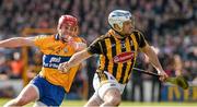 22 March 2015; Jonjo Farrell slips past Clare corner back Paul Flanagan on his way to score Kilkenny's second goal. Allianz Hurling League Division 1A, round 5, Kilkenny v Clare, Nowlan Park, Kilkenny. Picture credit: Ray McManus / SPORTSFILE