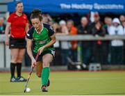 22 March 2015; Áine Connery, Ireland, on her way to scoring the winning penalty in the penalty shootout. World Hockey League 2 Final, Ireland v Canada, National Hockey Stadium, UCD, Belfield, Dublin. Picture credit: Piaras O Midheach / SPORTSFILE