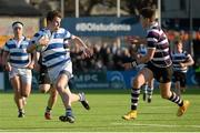 22 March 2015; Liam McMahon, Blackrock College, in action against Sam Dardis, Terenure College. Bank of Ireland Leinster Schools Junior Cup Final in association with Beauchamps Solicitors, Blackrock College v Terenure College, Donnybrook Stadium, Donnybrook, Dublin. Picture credit: Cody Glenn / SPORTSFILE