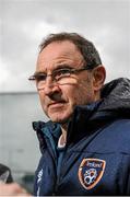 23 March 2015; Republic of Ireland manager Martin O'Neill speaking to members of the media in the Republic of Ireland Mixed Zone. Gannon Park, Malahide, Co. Dublin. Picture credit: David Maher / SPORTSFILE