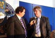 17 March 2008; Kerry's Brendan Falvey is interviewed by RTE's Marty Morrissey at the GAA President's Awards 2008, Croke Park, Dublin. Picture credit; Ray McManus / SPORTSFILE