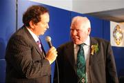 17 March 2008; Kerry's Vincent Linnane is interviewed by RTE's Marty Morrissey at the GAA President's Awards 2008, Croke Park, Dublin. Picture credit; Ray McManus / SPORTSFILE