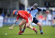 9 March 2008; Cian O'Connor, Cork, in action against David O'Callaghan, Dublin. Allianz National Hurling League, Division 1A, Round 3, Dublin v Cork, Parnell Park. Picture credit: Ray McManus / SPORTSFILE