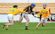 23 March 2008; Brian Hogan, Kilkenny, in action against P.J. O'Connell, 8, and Shane McNaughton, Antrim. Allianz National Hurling League, Division 1A, Round 5, Kilkenny v Antrim, Nowlan Park, Kilkenny. Picture credit; Pat Murphy / SPORTSFILE