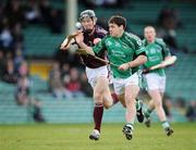 23 March 2008; Barry Foley, Limerick, in action against Tony Og Regan, Galway. Allianz National Hurling League, Division 1A, Round 5, Limerick v Galway, Gaelic Grounds, Limerick. Picture credit; Ray McManus / SPORTSFILE