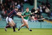 23 March 2008; Barry Foley, Limerick, in action against Tony Og Regan, Galway. Allianz National Hurling League, Division 1A, Round 5, Limerick v Galway, Gaelic Grounds, Limerick. Picture credit; Ray McManus / SPORTSFILE