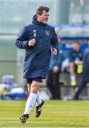 24 March 2015; Republic of Ireland assistant manager Roy Keane in action during training. Gannon Park, Malahide, Co. Dublin. Picture credit: David Maher / SPORTSFILE