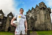 24 March 2015; Tyrone footballer Aidan McCrory poses for a portrait at an Allianz GAA Regional Media Day. Donegal Castle, Donegal Town, Co. Donegal. Picture credit: Ramsey Cardy / SPORTSFILE