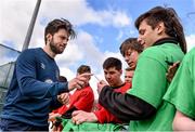 24 March 2015; Republic of Ireland's Harry Arter signs autographs at the end of squad training. Gannon Park, Malahide, Co. Dublin. Picture credit: David Maher / SPORTSFILE