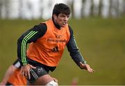 24 March 2015; Munster's Donncha O'Callaghan in action during squad training. Munster Rugby Squad Training. University of Limerick, Limerick. Picture credit: Diarmuid Greene / SPORTSFILE
