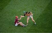 30 September 2012; Henry Shefflin, Kilkenny, consoles Iarla Tannian, Galway, after the game. GAA Hurling All-Ireland Senior Championship Final Replay, Kilkenny v Galway, Croke Park, Dublin. Picture credit: Daire Brennan / SPORTSFILE