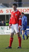 16 February 2008; Shea Campbell, Cliftonville. Carnegie League Premier Division, Dungannon Swifts v Cliftonville, Stangmore Park, Dungannon, Co. Tyrone. Picture credit; Oliver McVeigh / SPORTSFILE