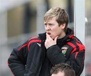 23 February 2008; Glentoran coach Scott Young. Carnegie Premier league, Newry City v Glentoran, The Showgrounds, Newry, Co. Down. Picture credit; Oliver McVeigh / SPORTSFILE
