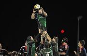 28 March 2008; Andrew Farley, Connacht, takes the ball in the lineout against Munster. Magners League, Connacht v Munster, Sportsground, Galway. Picture credit: Matt Browne / SPORTSFILE *** Local Caption ***