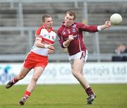 30 March 2008; Barry Cullinane, Galway, in action against James Conway, Derry. Allianz National Football League, Division 1, Round 5, Galway v Derry, Pearse Stadium, Galway. Picture David Maher / SPORTSFILE
