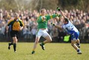 30 March 2008; Graham Geraghty, Meath, in action against Stephen Gollogly, Monaghan. Allianz National Football League, Division 2, Round 5, Monaghan v Meath, St. Mary's GFC, Scotstown, Co. Monaghan. Picture credit; Paul Mohan / SPORTSFILE