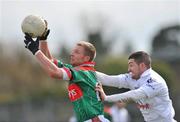 31 March 2008; Austin O'Malley, Mayo, in action against Andrew McLoughlin, Kildare. Allianz National Football League, Division 1, Round 5, Kildare v Mayo, St Conleth's Park, Newbridge, Co. Kildare. Picture credit: Brian Lawless / SPORTSFILE