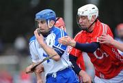 30 March 2008; Michael Walsh, Waterford, in action against Tadhg McCarthy, Cork. Allianz National Hurling League, Division 1A, Play Off, Waterford v Cork, Walsh Park, Waterford. Picture credit: Matt Browne / SPORTSFILE