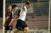 24 March 2015; David McMillan, Dundalk, celebrates after scoring his side's first goal. SSE Airtricity League, Premier Division, Bohemians v Dundalk. Dalymount Park, Dublin. Picture credit: Pat Murphy / SPORTSFILE