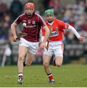 15 March 2015; Cathal Mannion, Galway, in action against Daniel Kearney, Cork. Allianz Hurling League Division 1A Round 4, Galway v Cork. Pearse Stadium, Galway. Picture credit: Piaras Ó Mídheach / SPORTSFILE