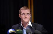 25 March 2015; Henry Shefflin ahead of a press conference. Set Theatre, The Langton Hotel, Kilkenny. Picture credit: Matt Browne / SPORTSFILE