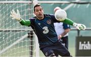 27 March 2015; Republic of Ireland's David Forde in action during squad training. Gannon Park, Malahide, Co. Dublin. Picture credit: David Maher / SPORTSFILE
